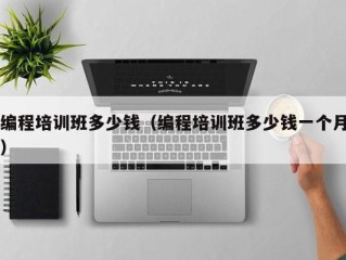 编程培训班多少钱（编程培训班多少钱一个月）