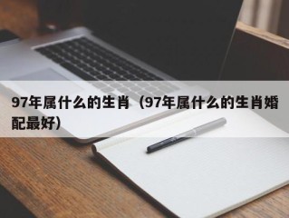 97年属什么的生肖（97年属什么的生肖婚配最好）