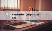 emphasize（emphasize on）