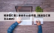 姐弟坠亡案二审将于11日开庭（姐弟坠亡案怎么破的）
