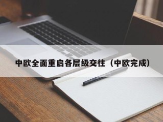 中欧全面重启各层级交往（中欧完成）