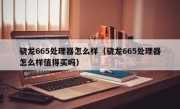 骁龙665处理器怎么样（骁龙665处理器怎么样值得买吗）
