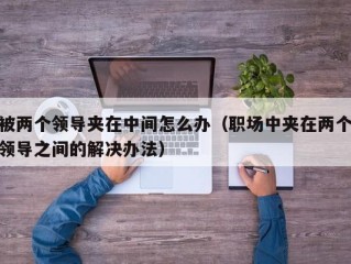 被两个领导夹在中间怎么办（职场中夹在两个领导之间的解决办法）