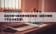 延禧攻略70集免费观看完整版（延禧攻略哪个平台没有禁播）