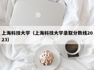 上海科技大学（上海科技大学录取分数线2023）