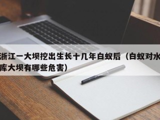 浙江一大坝挖出生长十几年白蚁后（白蚁对水库大坝有哪些危害）