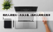 我的人间烟火一共多少集（我的人间烟火杨洋）