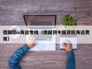 德国fba海运专线（德国到中国货柜海运费用）