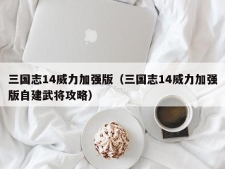 三国志14威力加强版（三国志14威力加强版自建武将攻略）